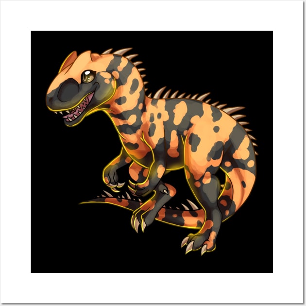 Allosaurus Wall Art by cometkins